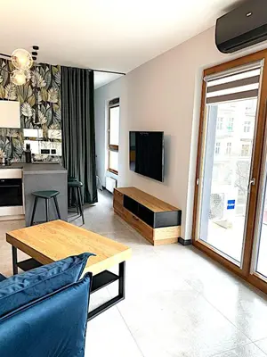 Telewizja i/lub zestaw kina domowego w obiekcie Apartimento Bulvar Premium