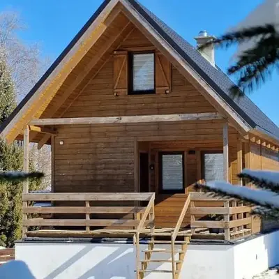 Klimatyczne drewniane Domki Jagodna Spalona 6D-2 jacuzzi sauna