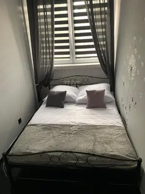 Łóżko lub łóżka w pokoju w obiekcie Apartament na Jasnym