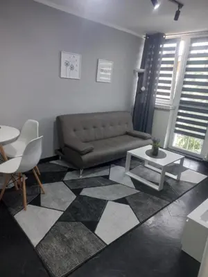 Część wypoczynkowa w obiekcie Apartament na Jasnym