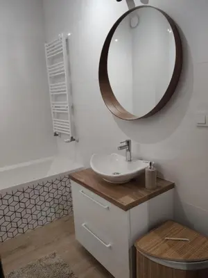 Łazienka w obiekcie Apartament Piastowski
