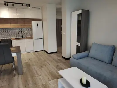 Kuchnia lub aneks kuchenny w obiekcie Apartament Piastowski