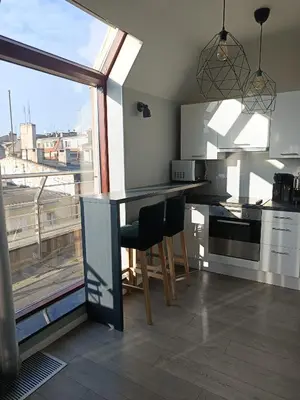 Kuchnia lub aneks kuchenny w obiekcie Apartament Dominikanski