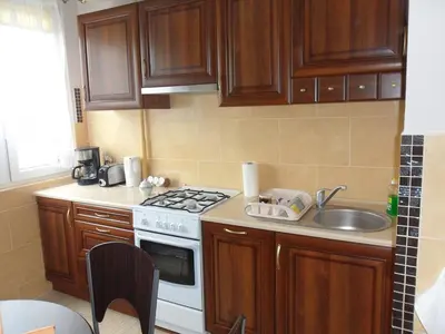 Kuchnia lub aneks kuchenny w obiekcie Apartament Widokowy