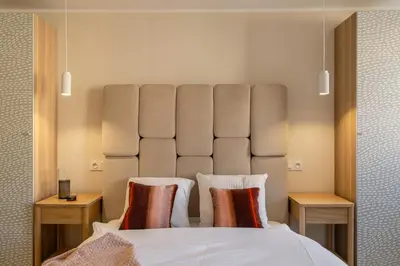 Łóżko lub łóżka w pokoju w obiekcie RentPlanet - Apartamenty Rynek