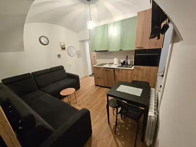 Kuchnia lub aneks kuchenny w obiekcie Apartament Pod Kasztanem
