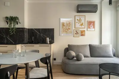 Część wypoczynkowa w obiekcie RentPlanet - Apartament Szczytnicka