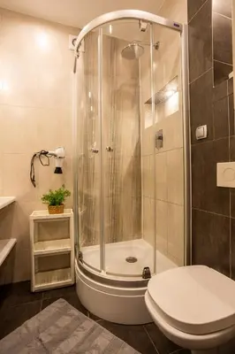 Łazienka w obiekcie Zakątek Solny - przytulny apartament z widokiem na Ratusz