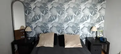 Łóżko lub łóżka w pokoju w obiekcie Mieszkanie 25m blisko starego rynku Wałbrzych