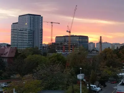 Widok na miasto Wrocław z tego apartamentu