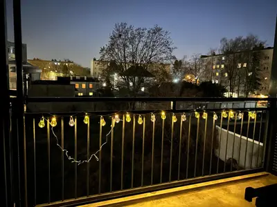 Balkon lub taras w obiekcie Kawalerka Kościuszki z parkingiem