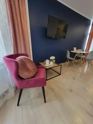 Część wypoczynkowa w obiekcie Apartament - Studio 5 Gliwice