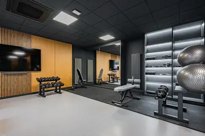 Centrum fitness w obiekcie Legnicka Residence 37 C