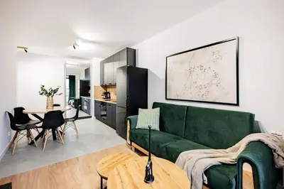 Część wypoczynkowa w obiekcie Legnicka Residence 37 C