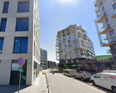 Budynek, w którym mieści się apartament