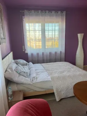 Łóżko lub łóżka w pokoju w obiekcie Noclegi Opole-Chmielowice Apartament A