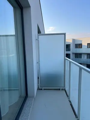 Balkon lub taras w obiekcie Apartment Wrocław - Zwycięska FREE GARAGE