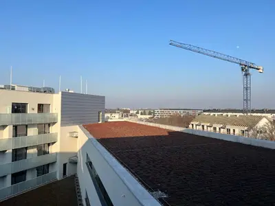 Budynek, w którym mieści się apartament