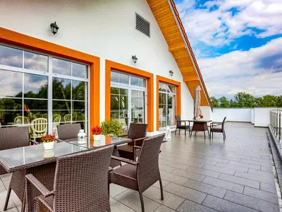 Balkon lub taras w obiekcie Hotel Magiczny Zakątek