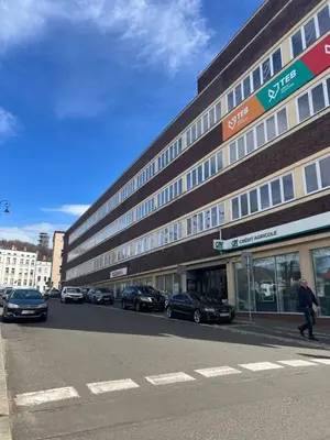 Budynek, w którym mieści się apartament