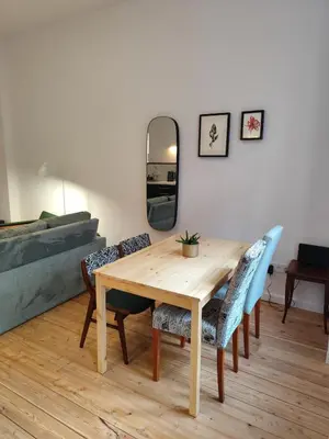 Część wypoczynkowa w obiekcie Apartament ZIELONY Legnica