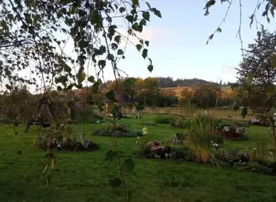 Ogród w obiekcie Agroturystyka Jak Makiem Zasiał Dworki 10