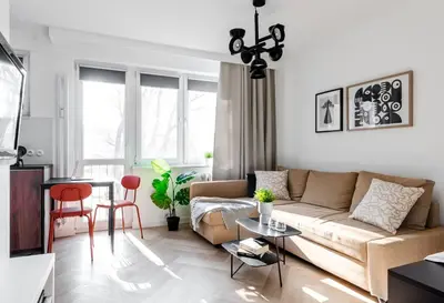 Część wypoczynkowa w obiekcie City Center Apartment 81 - ProperUNIT