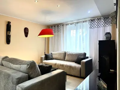 Część wypoczynkowa w obiekcie Chrobrego Apartment - Self check-in 20h - parking