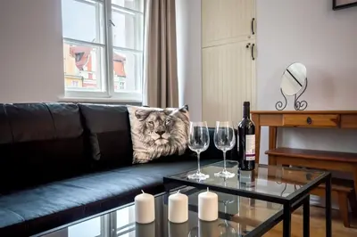 Część wypoczynkowa w obiekcie Perła Rynku - urokliwy apartament w samym centrum