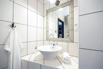 Łazienka w obiekcie Perła Rynku - urokliwy apartament w samym centrum