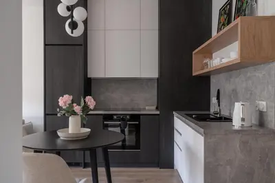 Kuchnia lub aneks kuchenny w obiekcie RentPlanet - Apartament Jęczmienna