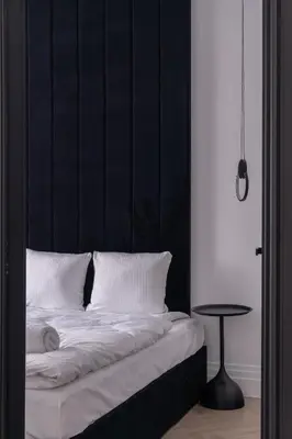 Łóżko lub łóżka w pokoju w obiekcie RentPlanet - Apartamenty Włodkowica