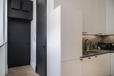 Kuchnia lub aneks kuchenny w obiekcie RentPlanet - Apartamenty Włodkowica