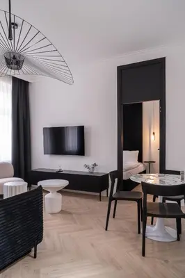 Telewizja i/lub zestaw kina domowego w obiekcie RentPlanet - Apartamenty Włodkowica