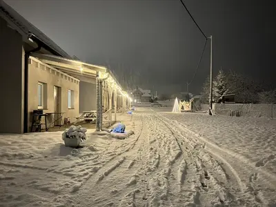 Obiekt Apartament - DOMEK CAŁOROCZNY JESIONOWSCY sauna zimą