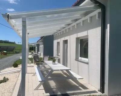 Budynek, w którym mieści się apartament