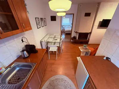 Kuchnia lub aneks kuchenny w obiekcie Apartament Złota Woda
