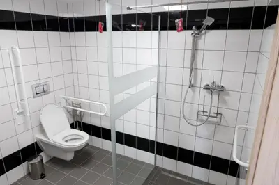 Łazienka w obiekcie Dom Studencki Arka