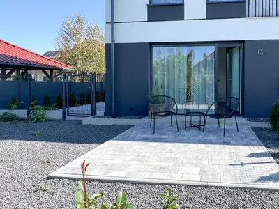 Budynek, w którym mieści się apartament