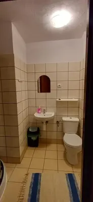Łazienka w obiekcie Modrzewie