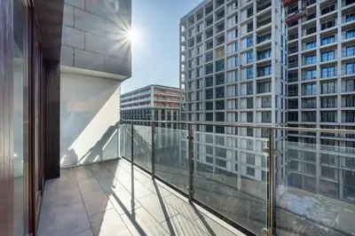 Budynek, w którym mieści się apartament