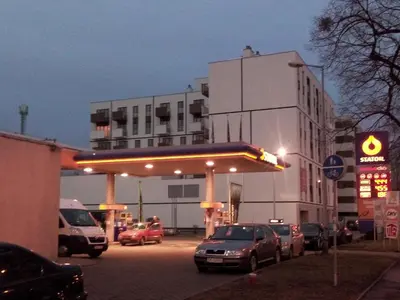 Budynek, w którym mieści się apartament