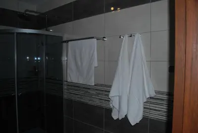 Łazienka w obiekcie Apartament Zwyciezcow