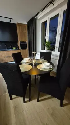 Kuchnia lub aneks kuchenny w obiekcie Apart Krakowska 41