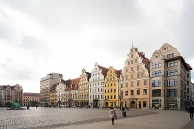 Widok na miasto Wrocław z tego apartamentu