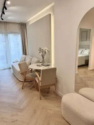 Część wypoczynkowa w obiekcie Cashmere Apartment Centrum Parking Czysta 4 Wrocław
