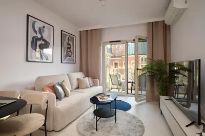 Część wypoczynkowa w obiekcie INA Rent - Apartamenty Czysta Delux