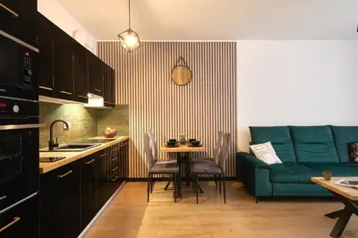 Kuchnia lub aneks kuchenny w obiekcie INA Rent - Apartamenty Czysta Delux