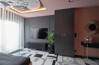 Telewizja i/lub zestaw kina domowego w obiekcie INA Rent - Apartamenty Czysta Delux