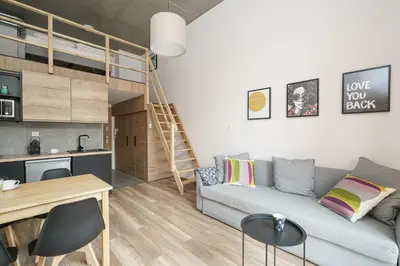 Kuchnia lub aneks kuchenny w obiekcie Sleep & Fly & Stay I Comfort Apartament
